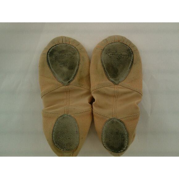 Dance Ballet Shoes Revolution RD13400 Youth 4M Canvas Split Sole Stretch - Picture 2 of 2